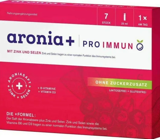 Aronia+ Pro Immun 7 X 25 ml Trinkampullen