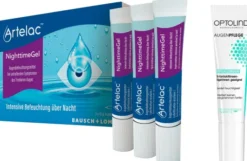 Artelac Nighttime 3x10g Augengel + gratis Optolind Empfindl. Haut Augenpflege 15 ml