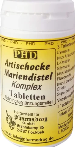Artischocke Mariendistel Komplex Tabletten 90 Stück