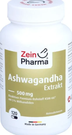 Ashwagandha Extrakt 500 mg 120 Kapseln