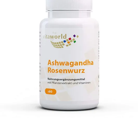 Ashwagandha Rosenwurz Komplex 60 Kapseln