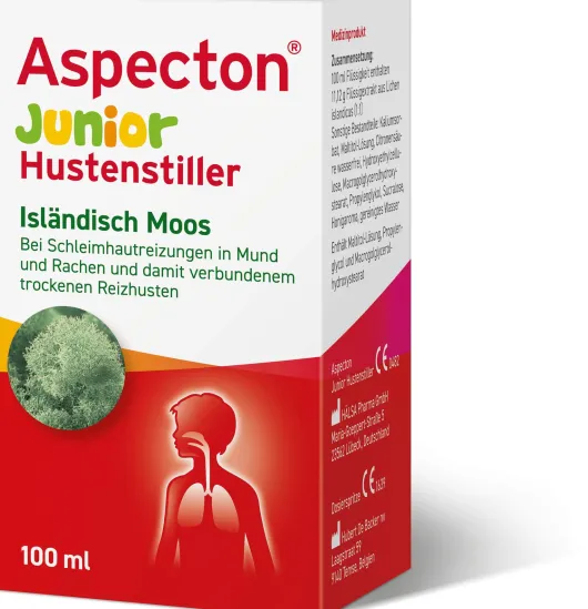Aspecton Junior Hustenstiller Isländisch Moos 100 ml Saft