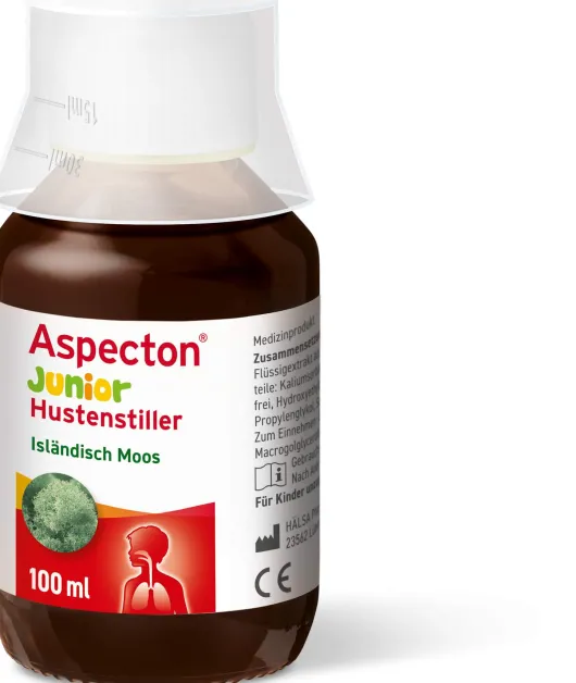 Aspecton Junior Hustenstiller Isländisch Moos 100 ml Saft