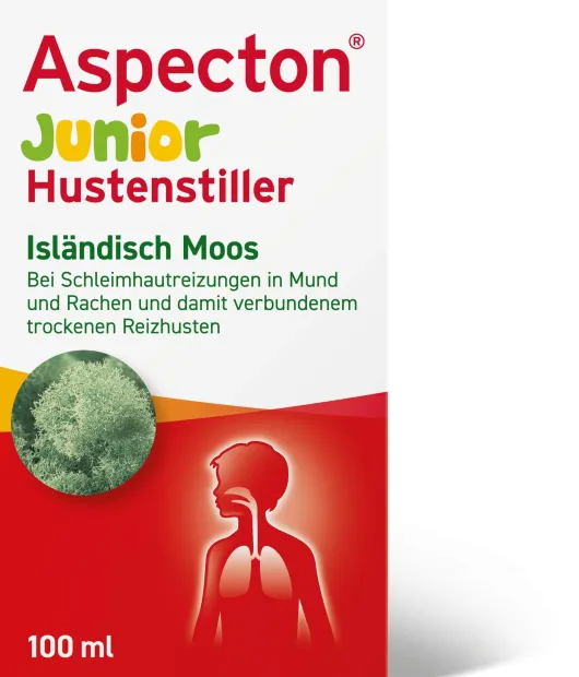 Aspecton Junior Hustenstiller Isländisch Moos 100 ml Saft