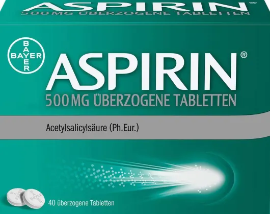 Aspirin 500 mg 40 überzogene Tabletten