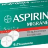 Aspirin Migräne 12 Brausetabletten