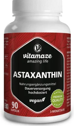Astaxanthin 4 mg Vegan 90 Kapseln