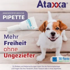 Ataxxa 2000 mg-400 mg Lösung zum Auftropfen für Hunde über 25 kg 3 Pipetten