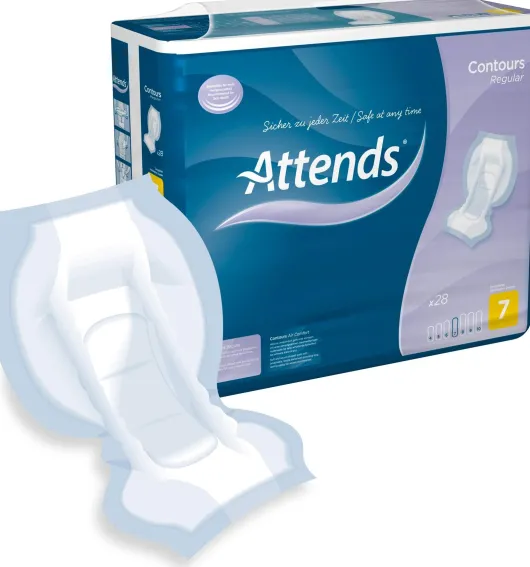 Attends Contours Regular 7 4 X 28 Inkontinenz Vorlagen