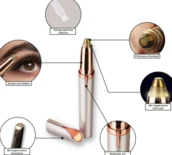 Augenbrauen Trimmer perfect mit LED Licht