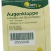 Augenklappe Mit Gummiband Schwarz 1 Stück