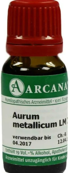 Aurum Metallicum Arcana Lm 18 Dilution 10 ml