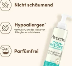 Aveeno Calm+ Restore Nährende Hafer Gesichtsreinigung 200 ml