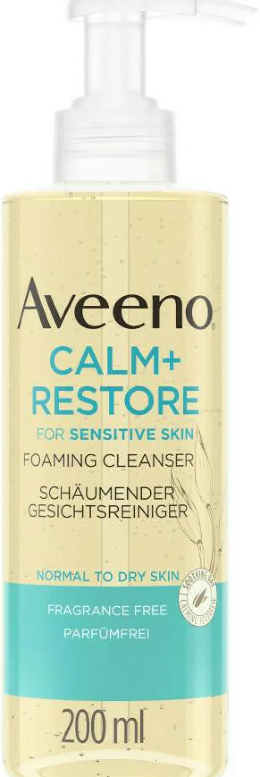 Aveeno Calm+ Restore Schäumender Gesichtsreiniger 200 ml