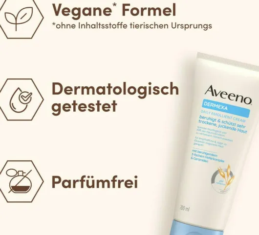 Aveeno Dermexa Emollientien Creme 200 ml