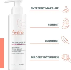Avene Antirougeurs Clean beruhigende Reinigungsmilch 200 ml