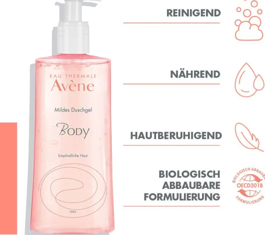Avene Body mildes Duschgel 500 ml