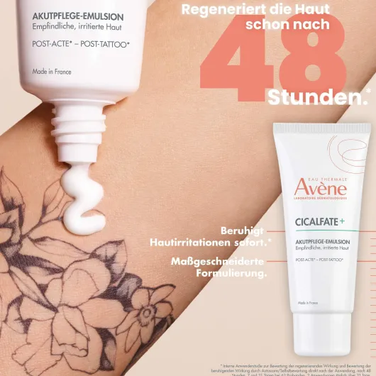 Avene Cicalfate+ Akutpflege-Emulsion Post-Acte und Post-Tattoo 40 ml