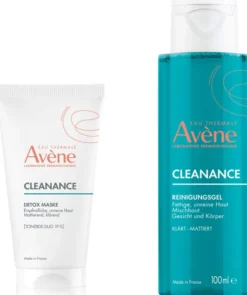 Avene Cleanance Detox Maske 50 ml + gratis Reinigungsgel 100 ml