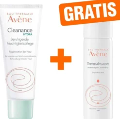 Avene Cleanance Hydra beruhigende Feuchtigkeitspflege + gratis Thermalwasser Spray 50 ml