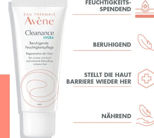 Avene Cleanance Hydra Beruhigende Feuchtigkeitspflege 40 ml Creme