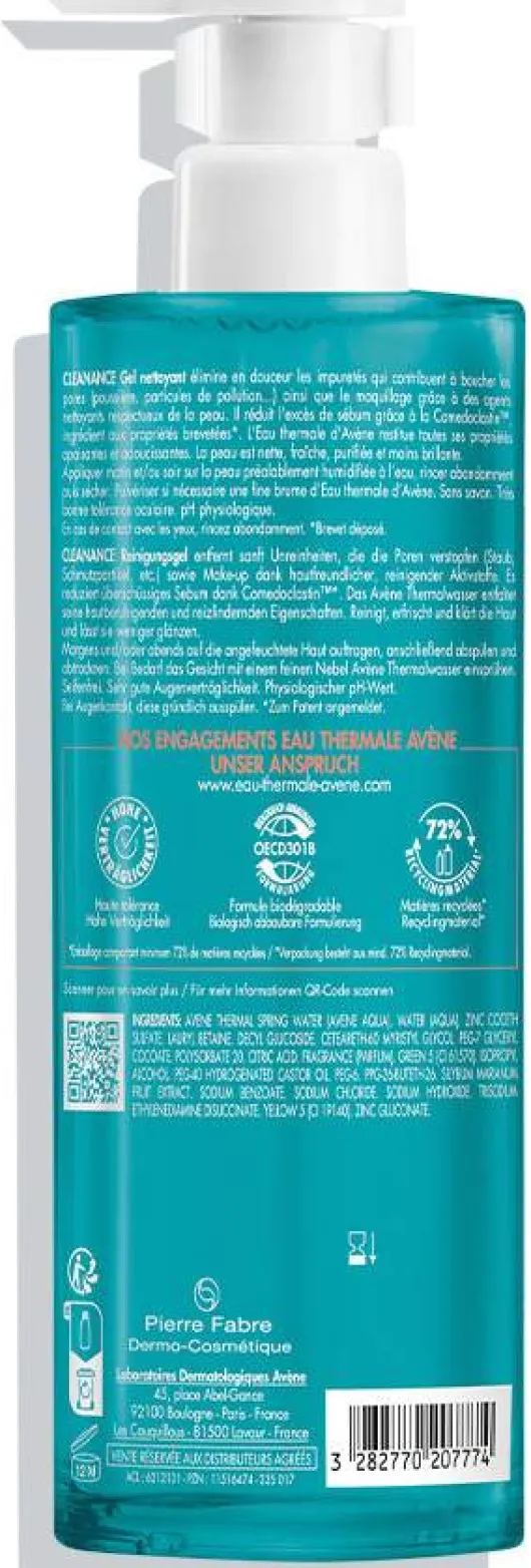 Avene Cleanance 400 ml Reinigungsgel