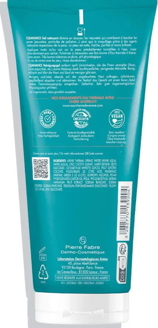 Avene Cleanance Reinigungsgel 200 ml