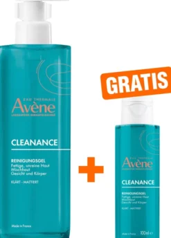 Avene Cleanance Reinigungsgel 400 ml + gratis Reinigungsgel 100 ml