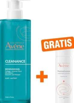 Avene Cleanance Reinigungsgel + gratis Thermalwasser Spray 50 ml