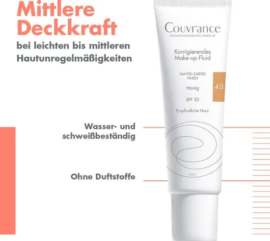 Avene Couvrance Korrigierendes Make up Honig 30 ml Fluid