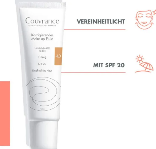 Avene Couvrance Korrigierendes Make up Honig 30 ml Fluid