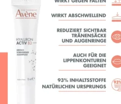 Avene Hyaluron Activ B3 dreifach korrigierende Augenpflege 15 ml
