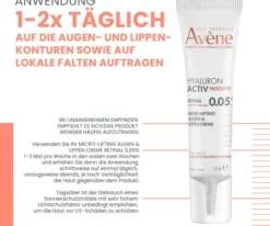 Avene Hyaluron Activ Procedure Augen-Lippen Creme 15 ml
