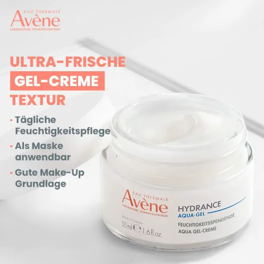 Avene Hydrance Aqua-Gel 50 ml + Avene Beruhigende Augencreme 15 ml
