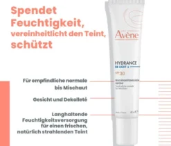 Avene Hydrance BB leicht Feuchtigkeitsemulsion getönt 40 ml + Avene Beruhigende Augencreme 15 ml