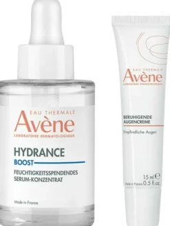 Avene Hydrance Boost feuchtigkeits spendendes Serum-Konzentrat 30 ml + Avene Beruhigende Augencreme 15 ml