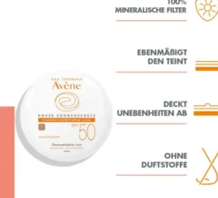 Avene Kompaktsonnencreme SPF 50 Gold 10 g Creme