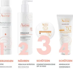 Avene Kompaktsonnencreme SPF 50 Gold 10 g Creme