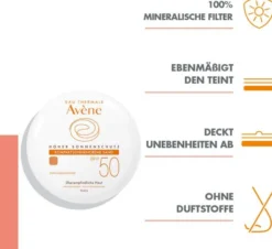 Avene Kompaktsonnencreme SPF 50 sand 10 g Creme