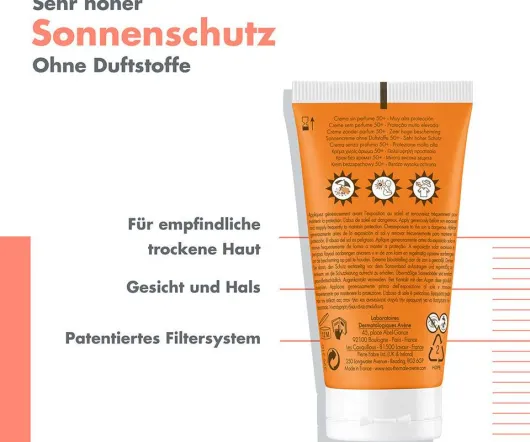 Avene Sonnencreme SPF 50+ ohne Duftstoffe 50 ml