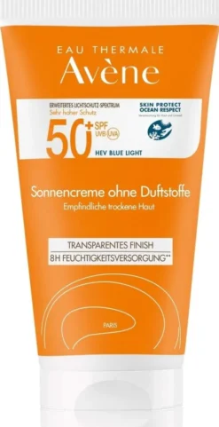 Avene Sonnencreme SPF 50+ ohne Duftstoffe 50 ml