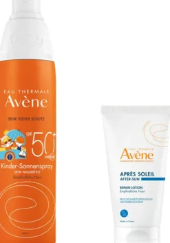 Avene Sunsitive Kinder Sonnenspray SPF 50+ 200 ml + gratis Repair Lotion 50 ml