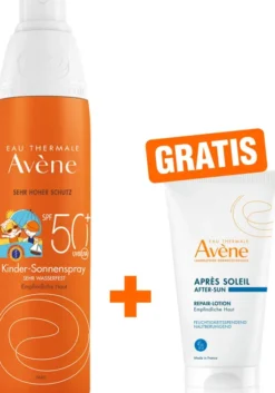 Avene Sunsitive Kinder Sonnenspray SPF 50+ 200 ml + gratis Repair Lotion 50 ml