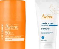Avene Ultra Stick Invisible SPF 50 45 g + gratis Avene Repair-Lotion nach der Sonne 50 ml