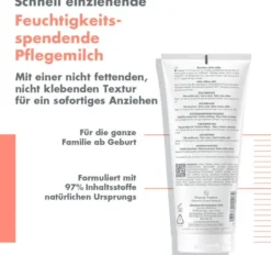 Avene XeraCalm Nutrition feuchtigkeitsspendende Pflegemilch 200 ml