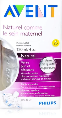Avent Flasche 120 ml Glas Naturnah