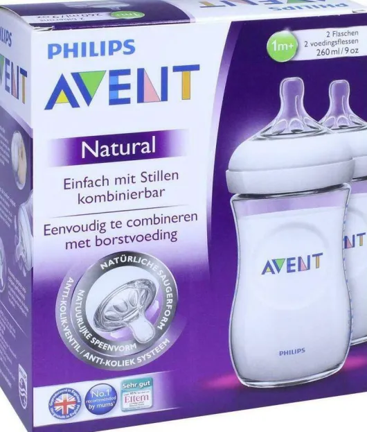 Avent Flasche 260 ml Naturnah-Babyflasche 2 Flasche
