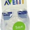 Avent Sauger Airflex 2-Loch Langsamer Nahrungsfluss 1m+
