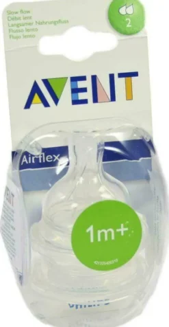 Avent Sauger Airflex 2-Loch Langsamer Nahrungsfluss 1m+