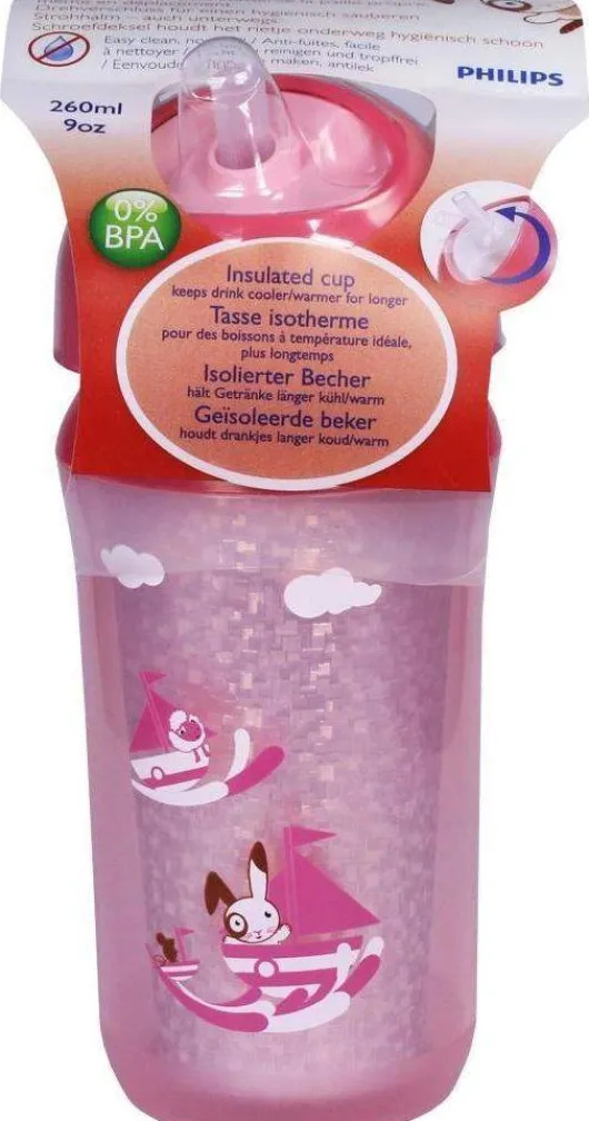 Avent Strohhalm Becher Isoliert 260 ml